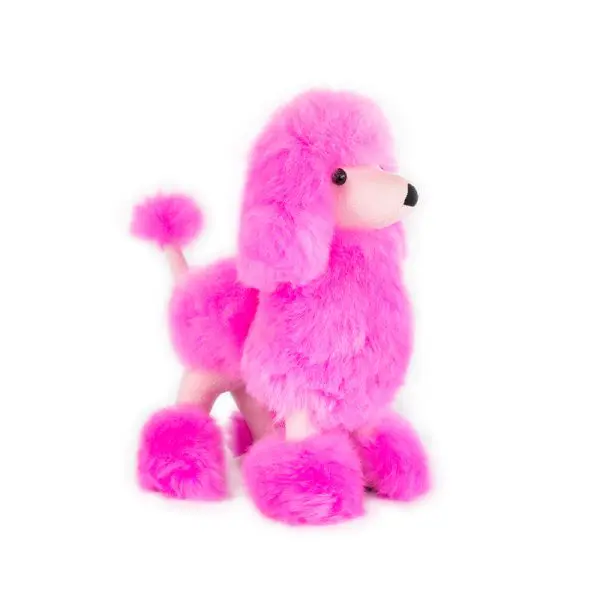 Handmade alpaca fur plush. Poodle shape “Achik”. Height: 30 cm. - Image 4