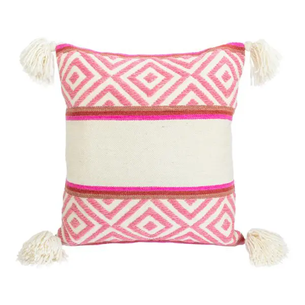 Ensemble de 3 housses de coussin andines faites à la main en laine. Différentes formes et tailles. - Image 3