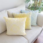 Set of 3 Andean handmade pillow cover from cotton. Different shapes and sizes.