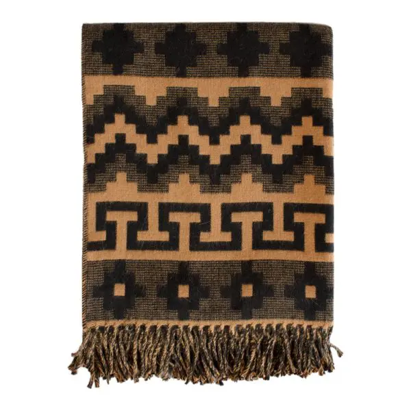 Nazca blanket with fringes “Yuyay”. Size 160 x 125 cm. - Image 5