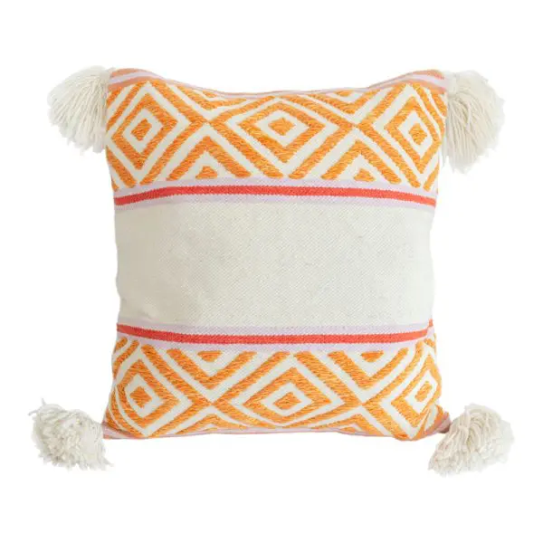 Ensemble de 2 housses de coussin andines faites à la main en laine. Différentes formes et tailles. - Image 3